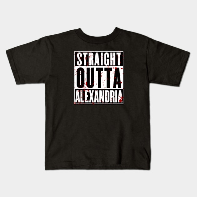 Straight Outta Alexandria Kids T-Shirt by geeklyshirts